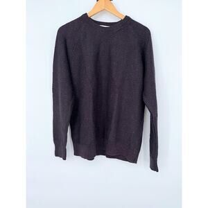 Selected Homme Organic Cotton Wool Crew Neck Mens XL Sweater Pullover Blue Red